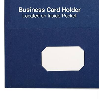 Business Card Holder  
Located on Inside Pocket