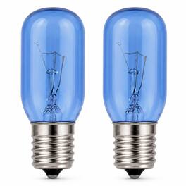 HQRP - Refrigerator Light Bulbs 40 W T8 E17 Base - 2 Pack Replacement for Frigidaire Kenmore Whirlpool