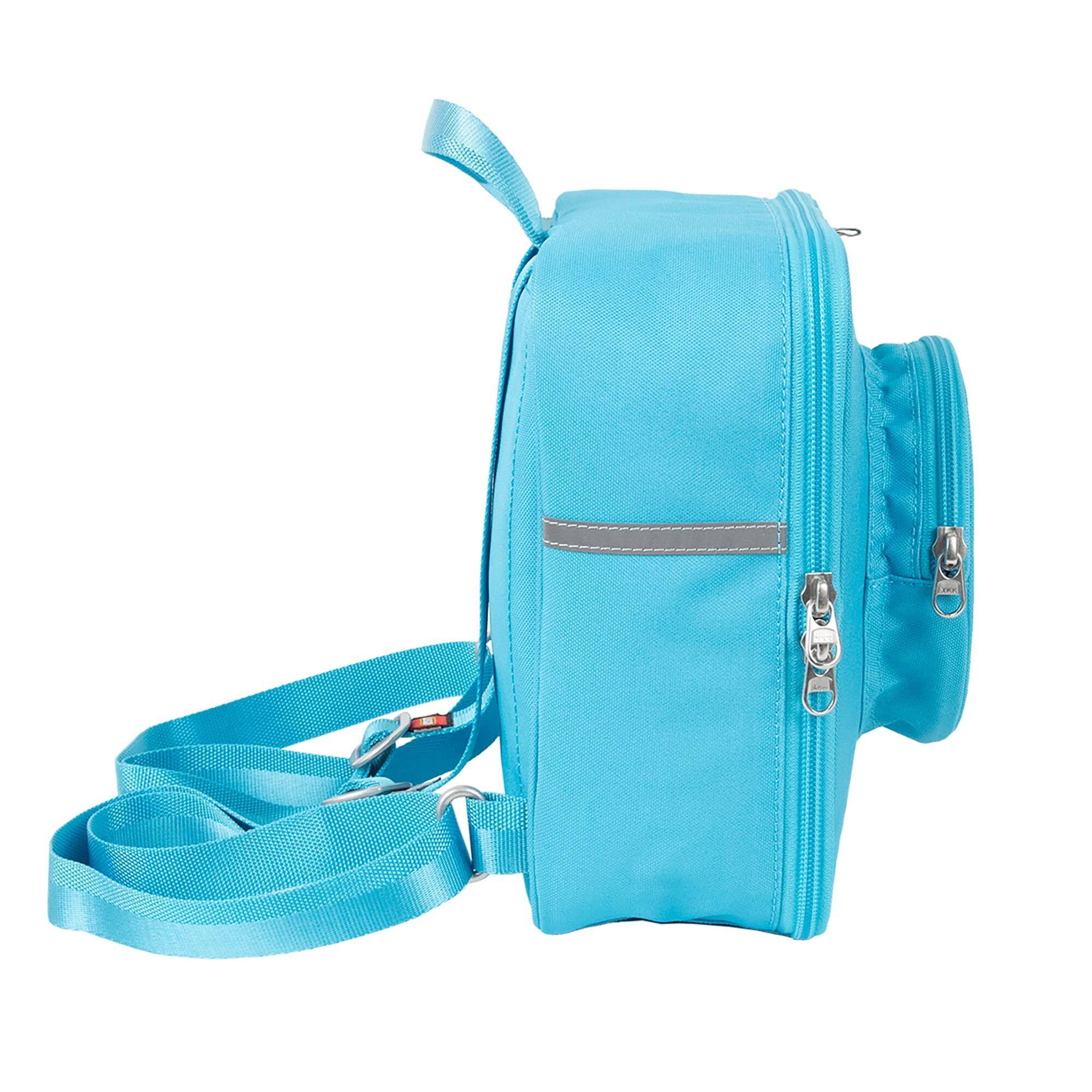 Left. LEGO - LEGO Small Brick Backpack - Medium Azur.