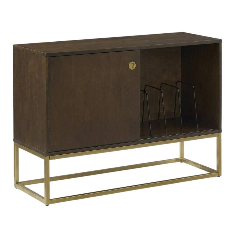 Crosley Furniture - Byron Record Storage Media Console - Dark Brown price history on PriceWatchPro