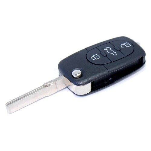 Angle. HQRP - Transmitter and Two Batteries for Audi TT 2000 2001 2002 2003 2004 Key-Fob Remote Shell Case Cover Smart Key FOB - Black.