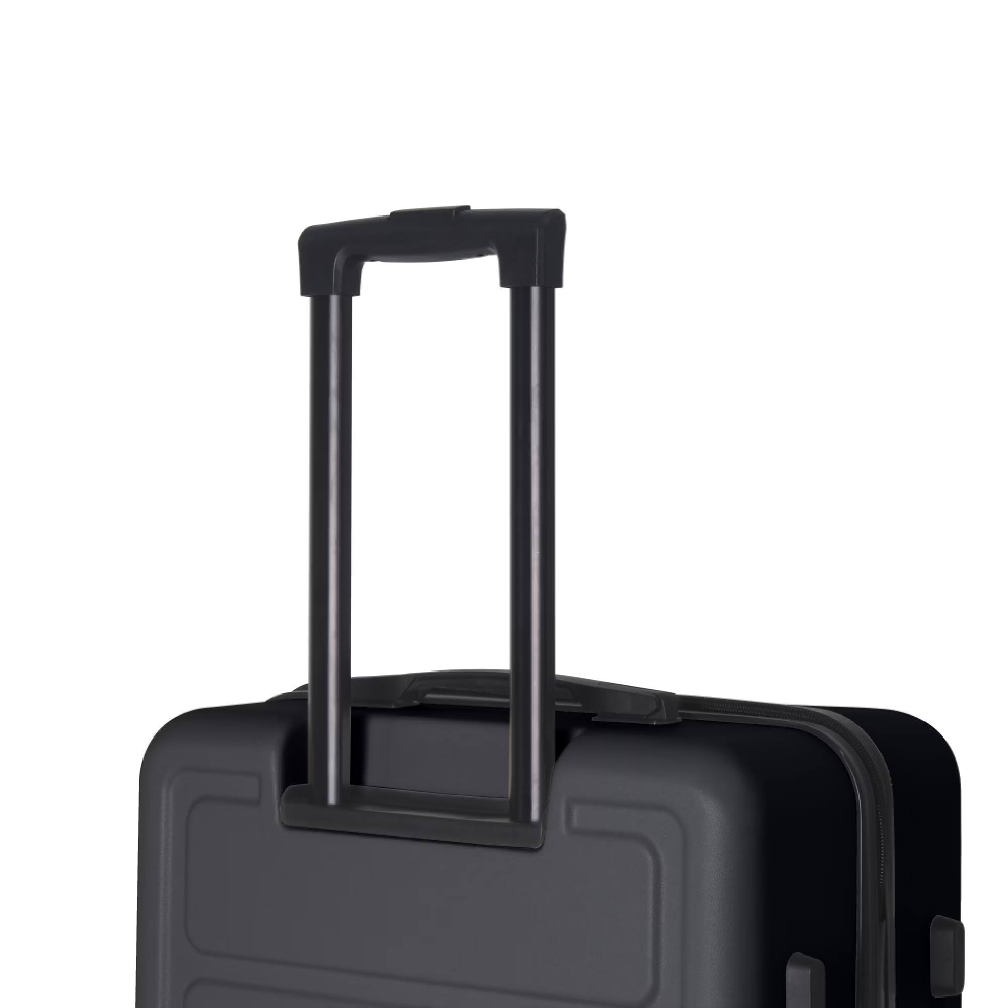 Alt View 4. Bestier - 3-Piece ABS Hardshell Luggage Set (20”/24”/28”) with Spinner Wheels, Lightweight Durable Suitcases - Black.