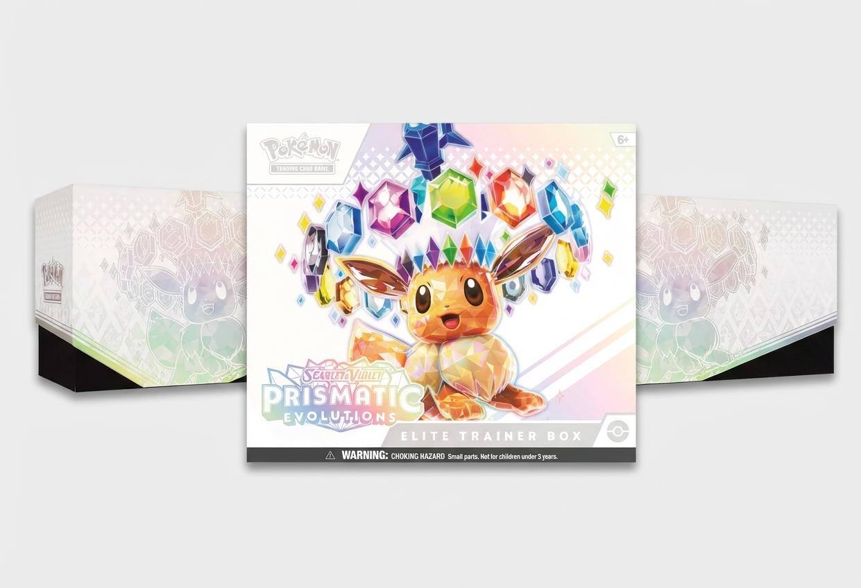 Pokémon - TCG: Scarlet & Violet Prismatic Evolutions ET Box 2 Pack bundle