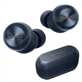 Technics - Reference Class Hi-Fi True Wireless Earbuds with Dolby Atmos and Noise Cancelling EAH-AZ100 - Midnight Blue