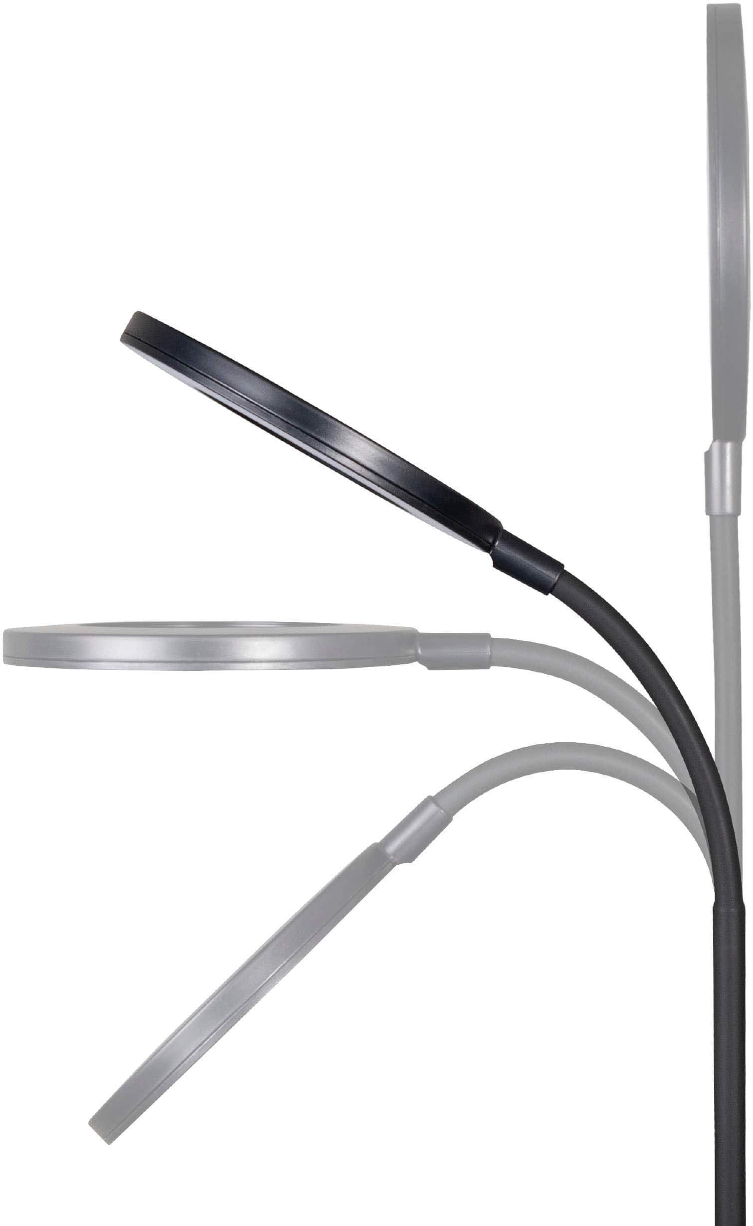 Alt View 12. OttLite - Vibe Rechargeable LED Ring Light - Black - Black.