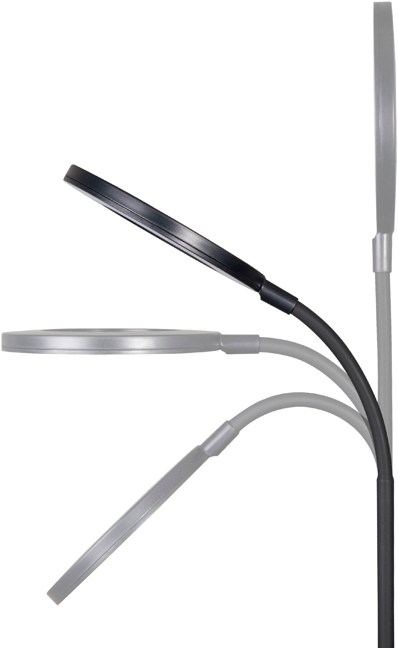 Alt View 12. OttLite - Vibe Rechargeable LED Ring Light - Black - Black.