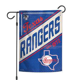 WinCraft - Texas Rangers 12- x 18- Double-Sided Cooperstown Collection Garden Flag - Multicolor