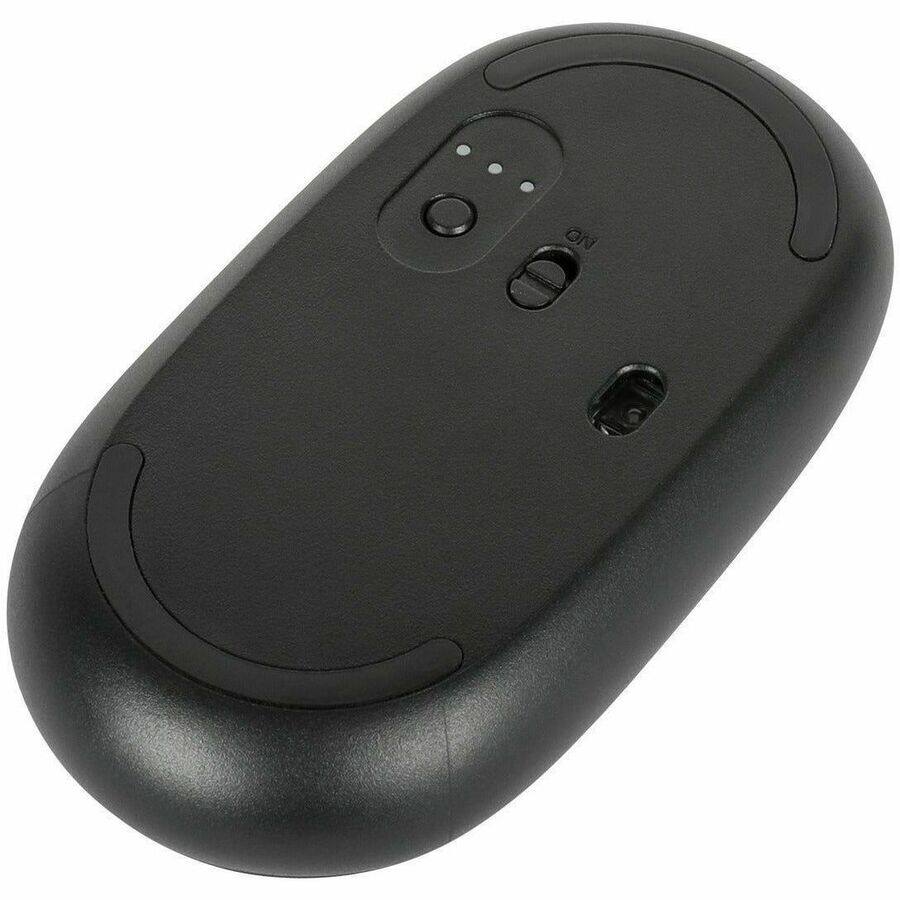 Alt View 3. Targus - Targus Compact Multi-Device Antimicrobial Wireless Mouse - Optical - Wireless - Bluetooth/Radio Frequency - 2.40 GHz - Black.