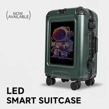NOW (AVAILABLE)
1 LED SMART SUITCASE