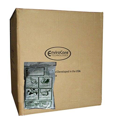 EnviroCare TECHNOLOGIES  
Developed in the USA  
Contains 2 Vacuum Cleaner Bags  
Compact Containers