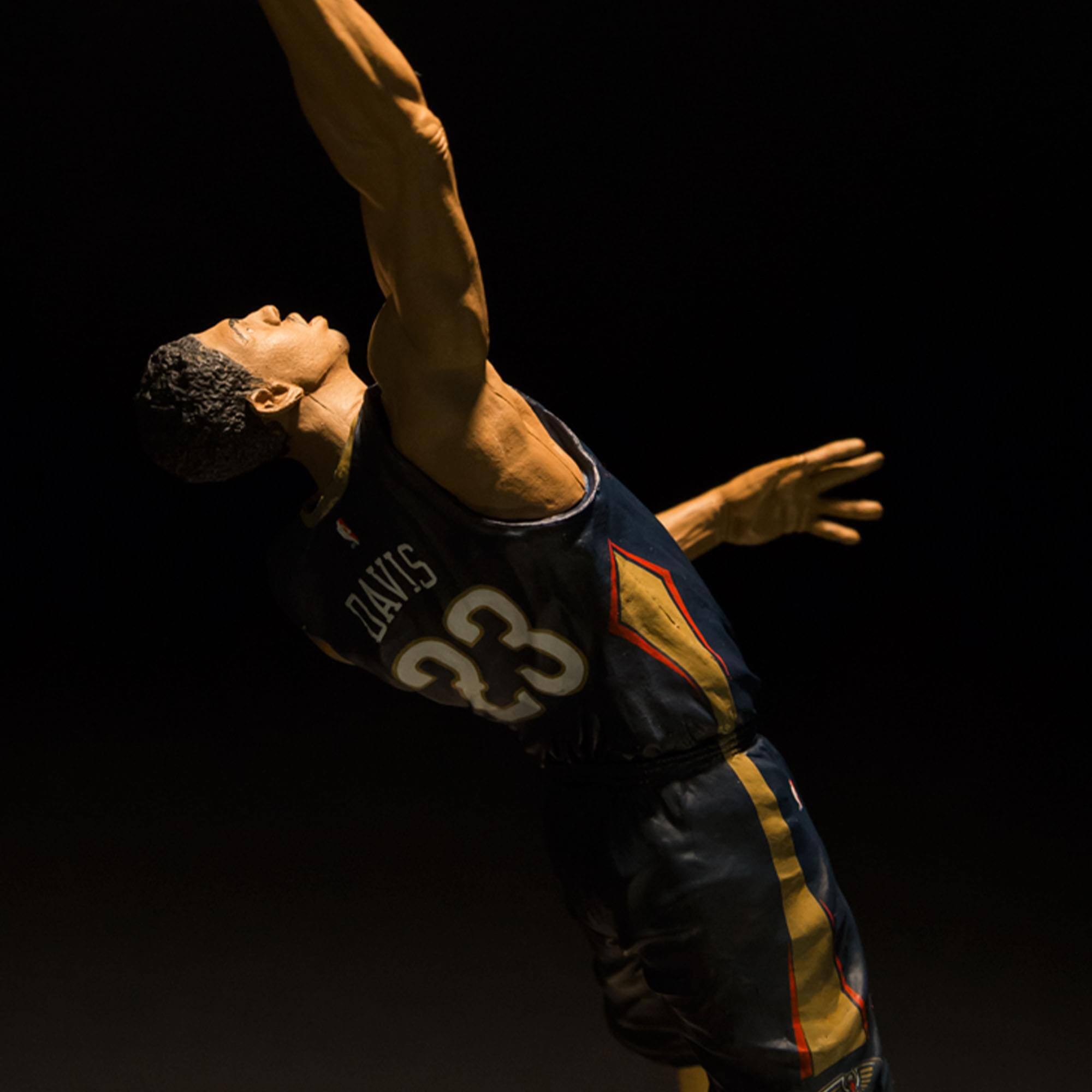 Alt View 3. McFarlane Toys - New Orleans Pelicans NBA Series 27 Action Figure: Anthony Davis - Blue.