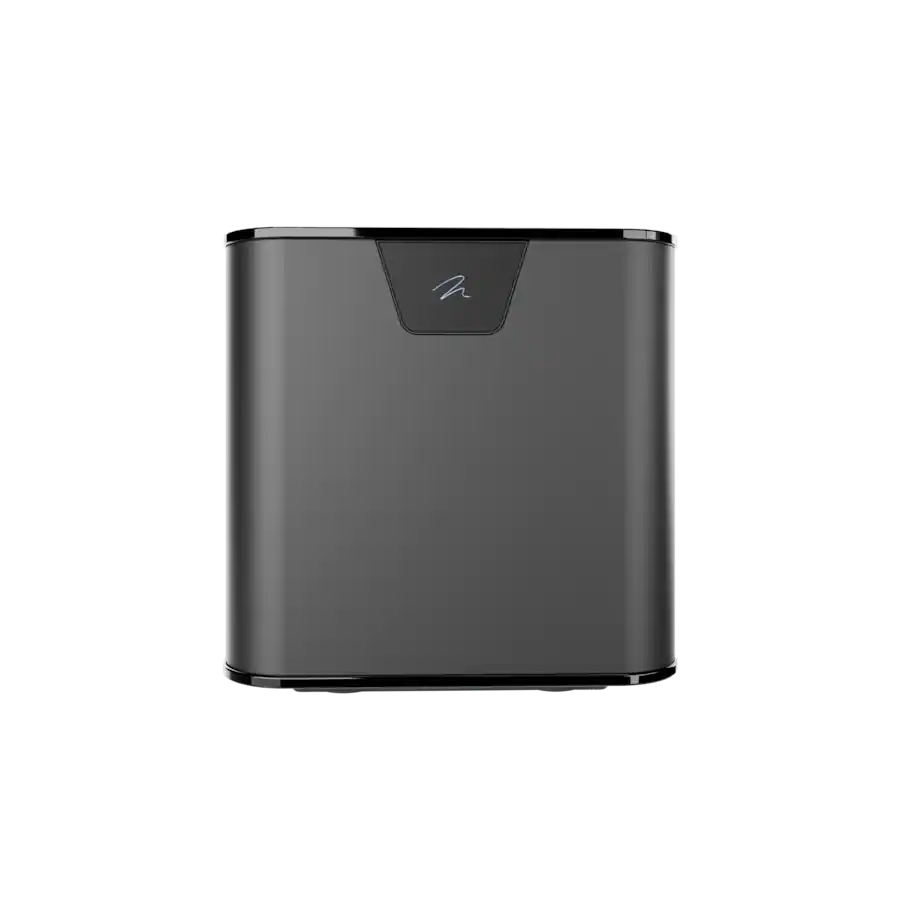 Left. MartinLogan - Depth 212, Dual 12” 2.2kW Powered Subwoofer, with BalancedForce Technology, Sub Control App, and Wireless Built-In - Gloss Black.