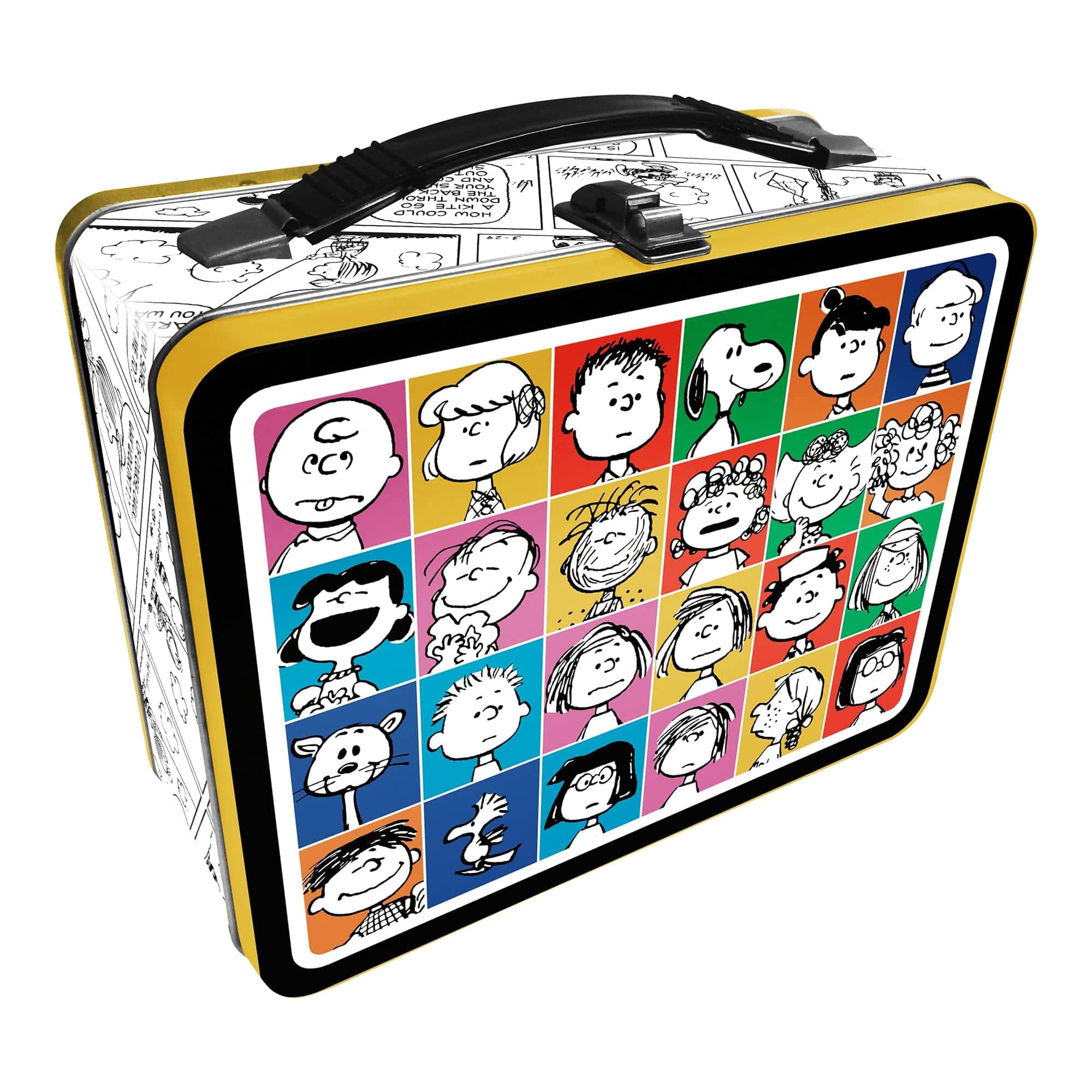 NMR Distribution - Peanuts Embossed Tin Fun Box - Multi-Colored