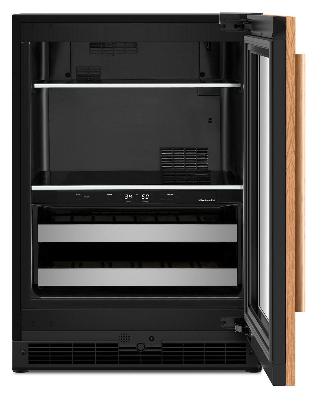 Alt View 1. KitchenAid - 24" Panel-Ready Beverage Center - Panel Ready.