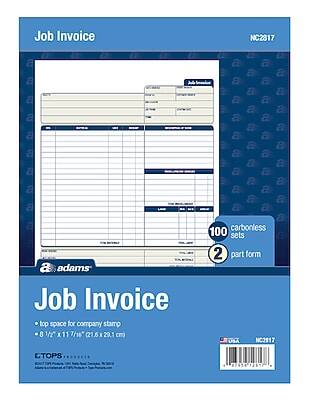 Job Invoice  
NC2817  

a a  
a  
a  
a  
a a a a a  
a a a a a  
a a a a a a a a  
a a  
a a  
a a  
a  

adams Job Invoice  
top space for company stamp  
8 1/2 x 11 7/16" (21.6x29.1 cm)  
carboriess 100 sets 2 part form USA NC2817  
DTOPS  
Conaka