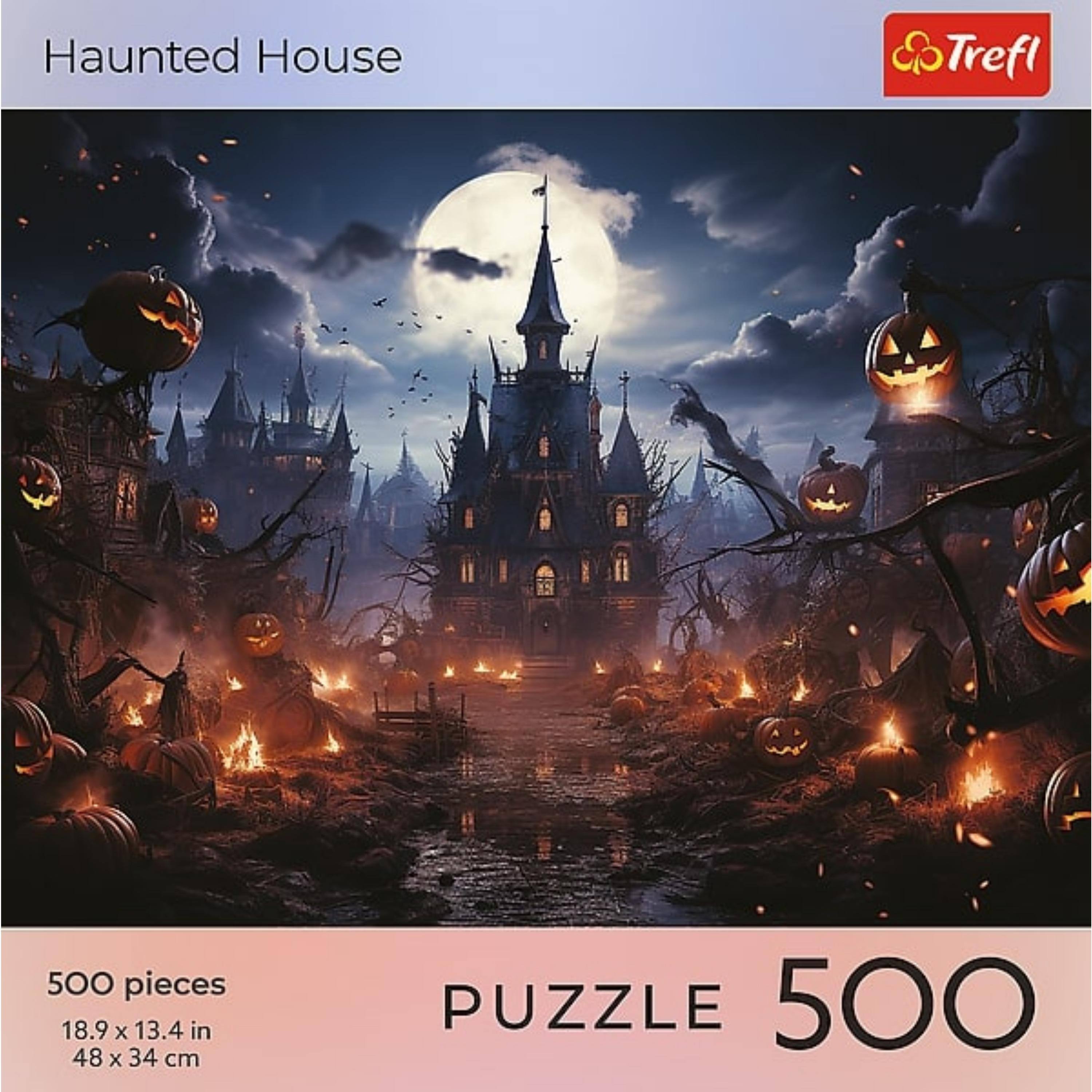 Haunted House  
Trefl  
500 pieces  
18.9 x 13.4 in  
48 x 34 cm  
PUZZLE 500