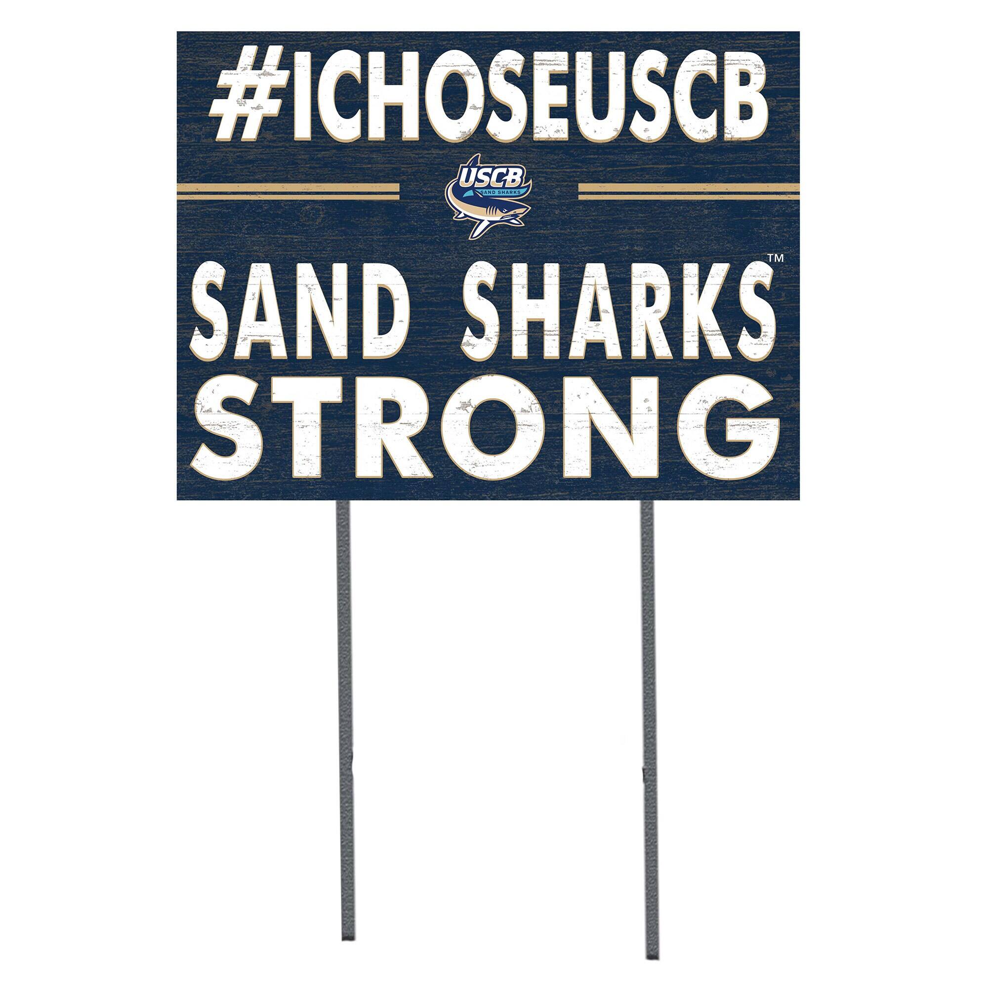 South Carolina Beaufort Sand Sharks 18" x 24" I Chose Yard Sign