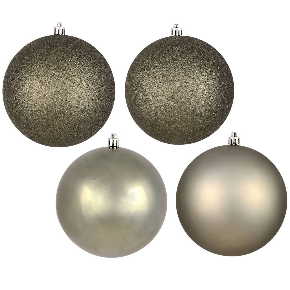 Front. Vickerman - 4" Wrought Iron 4 Finish Ball Assorted 12 Box - Wrought Iron.