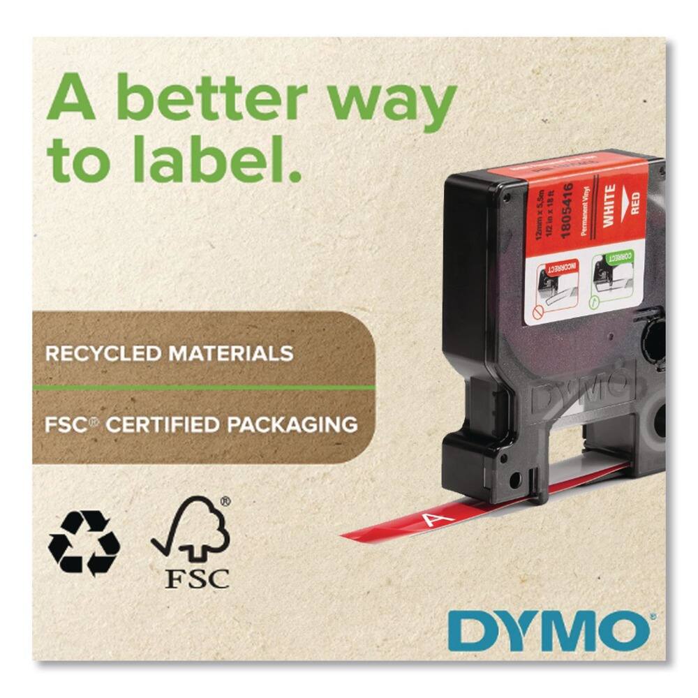 A better way to label.

RECYCLED MATERIALS

FSC® CERTIFIED PACKAGING

DYMO