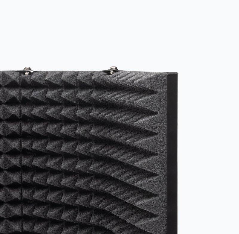 Alt View 4. On Stage Stands - On-Stage ASMS3000 Isolation Shield - Black.