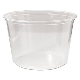 Fabri-Kal - FABRI KAL Microwavable Deli Containers, 16 Oz - Clear