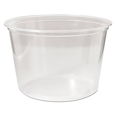 Front. Fabri-Kal - FABRI KAL Microwavable Deli Containers, 16 Oz. - Clear.
