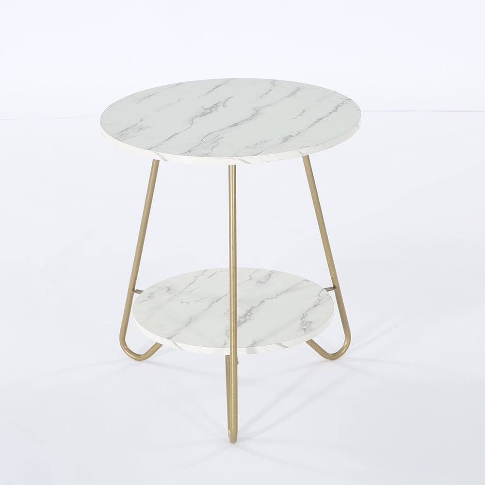 Left. Kadyn - Kadyn End Table, Side Table Slim Chair Side Table, No Assembly Required, Bedside Table for Living Room Bedroom - White.