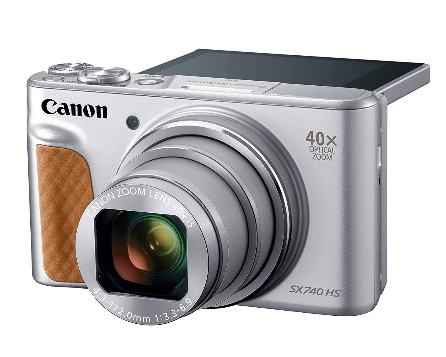Canon PowerShot SX740 HS

40x Optical Zoom

Canon Zoom Lens 40x IS
4.3-172.0mm 1:3.3-6.9