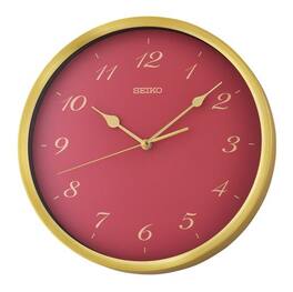 Seiko - 12" Saito Wall Clock - Garnet