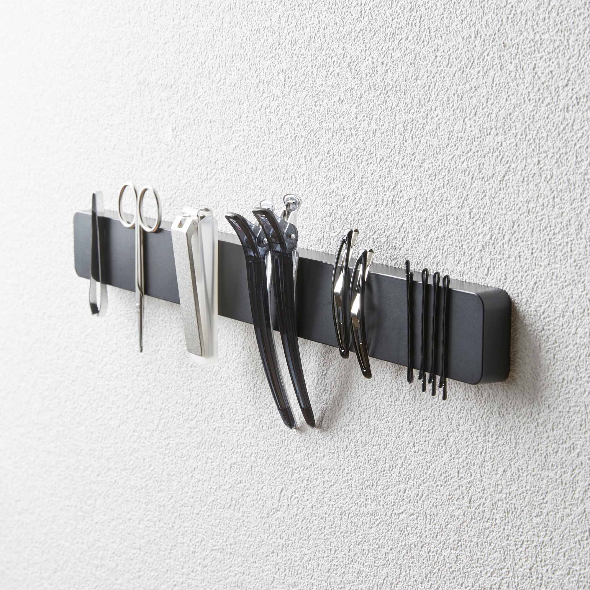 Alt View 6. Yamazaki Home - Magnetic Knife Rack - White.