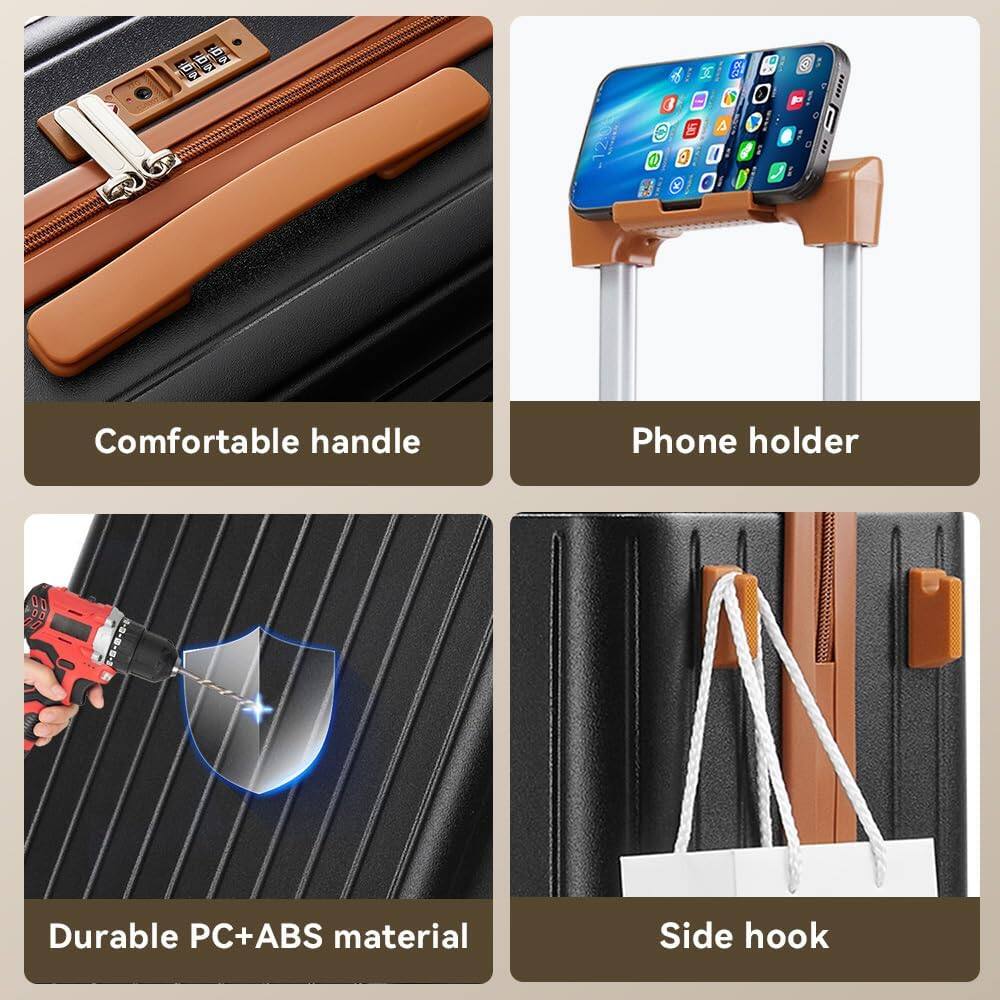 DE 3 E 1 8 A P K

Comfortable handle
Phone holder
Durable PC+ABS material
Side hook