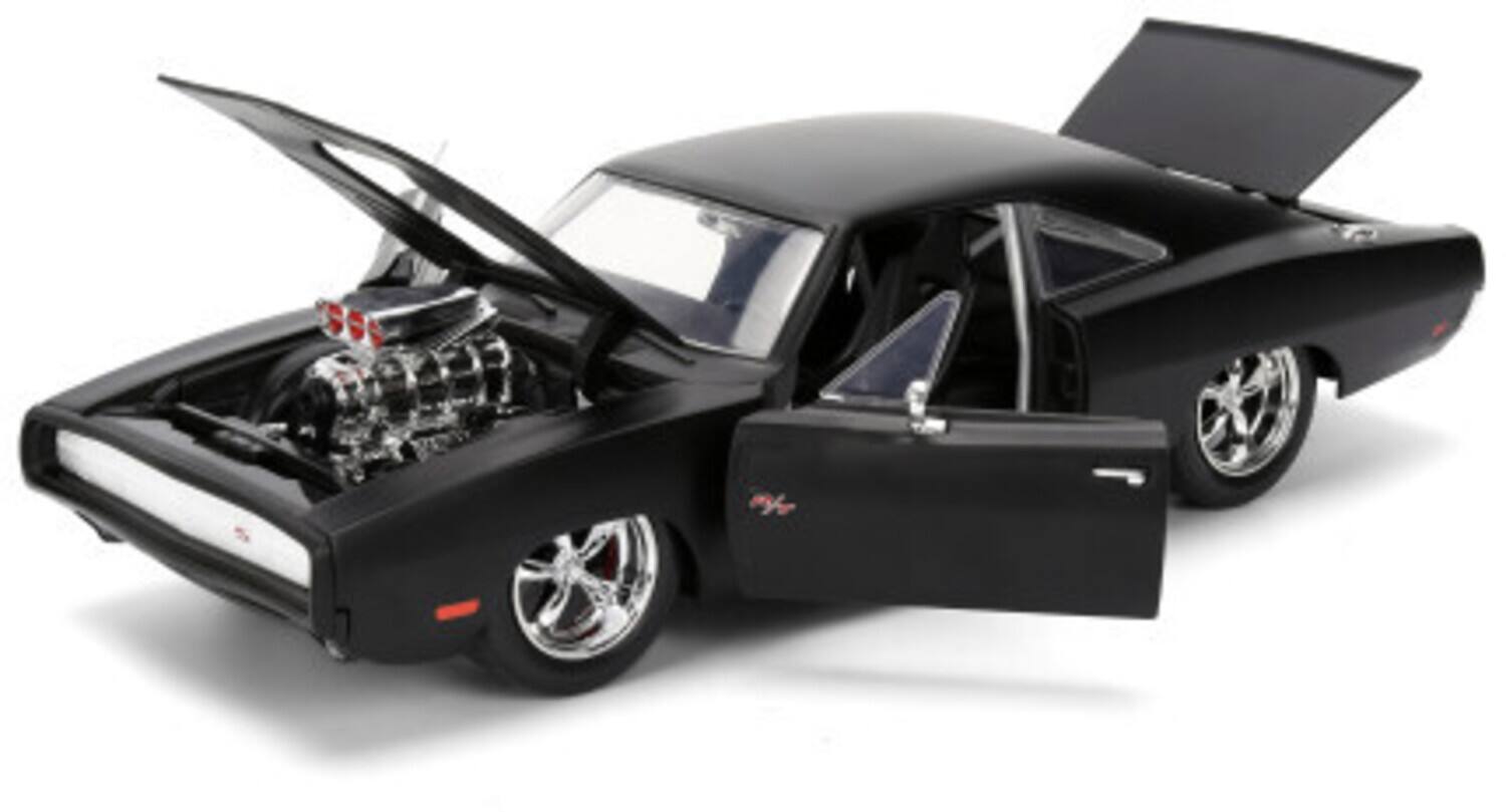 Alt View 2. Jada Toys - Jada Toys - 1:24 Fast & Furious 4 - Dom's Dodge Charger   - COLLECTIBLES - Multicolor.