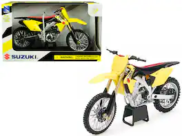 Suzuki RM-Z450 1/12 Motorcycle Model by New Ray - Yellow