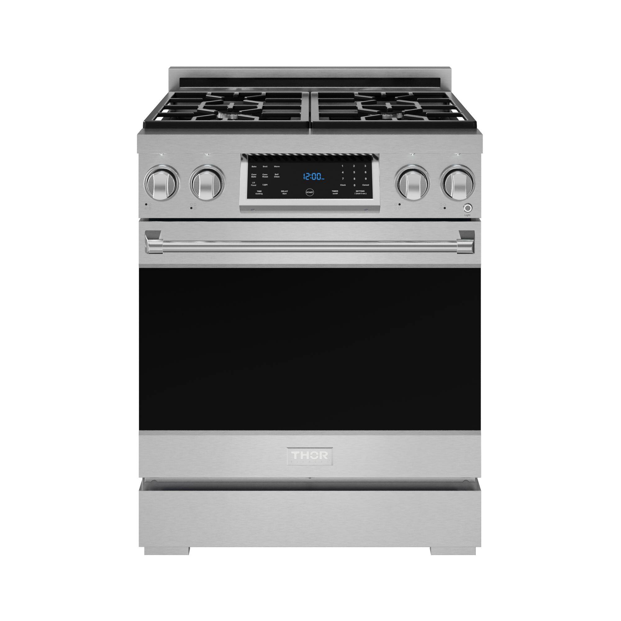 Gordon Ramsay Series by Thor Kitchen 4.55 Cu. Ft Freestanding Liquid Propane Gas Range - Stainless Steel