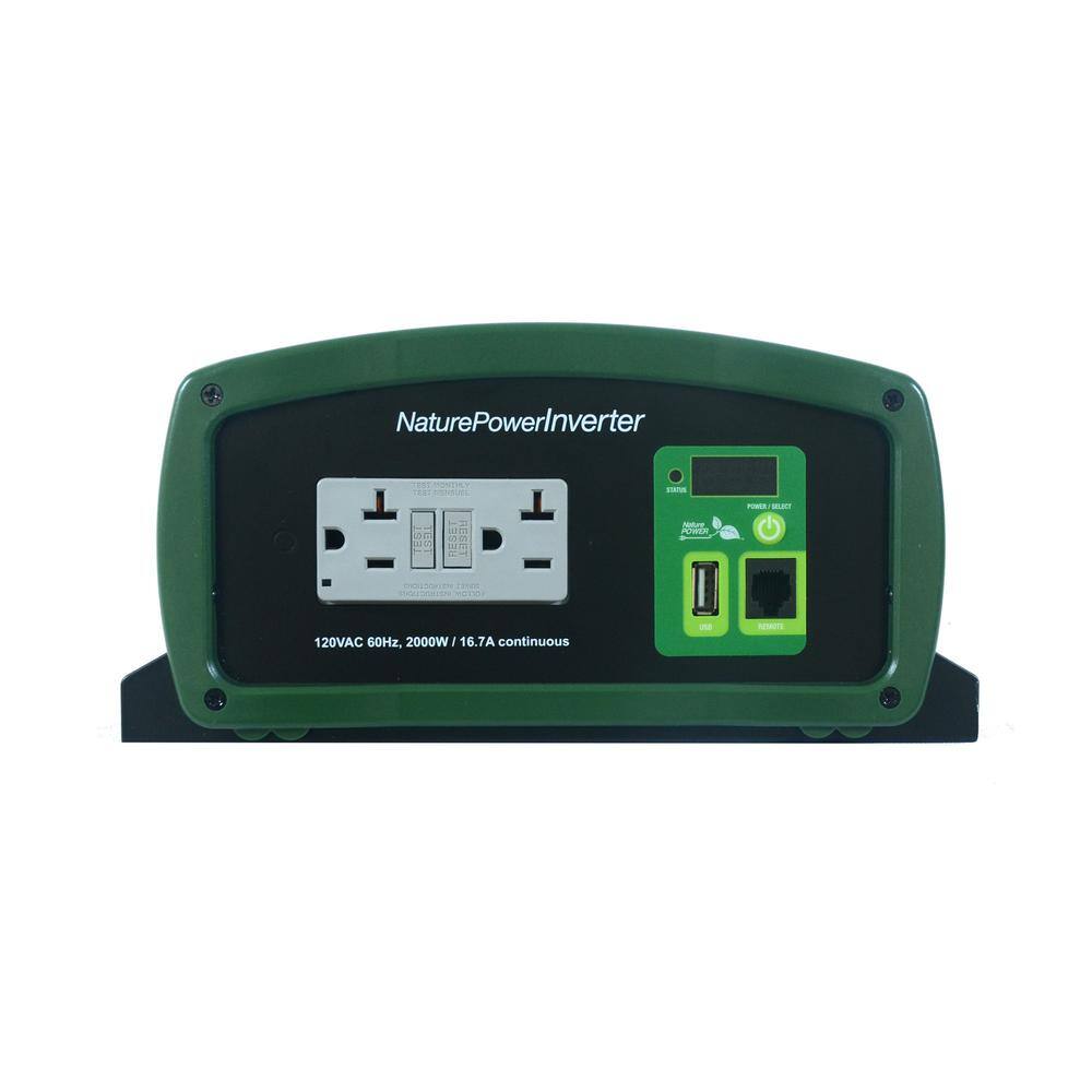 NaturePowerInverter - 120VAC 60Hz, 2000W / 16.7A continuous