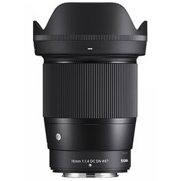 Sigma - 16mm f/1.4 DC DN Contemporary Lens for Fujifilm X - Black