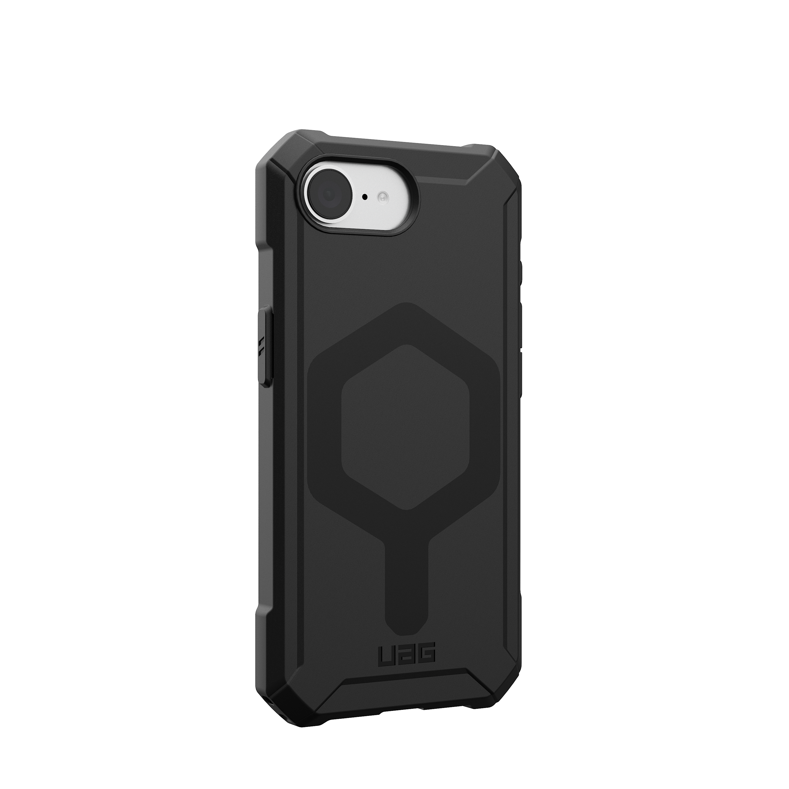 Alt View 1. UAG - Essential Armor Case with Magsafe for Apple iPhone 16e - Black.