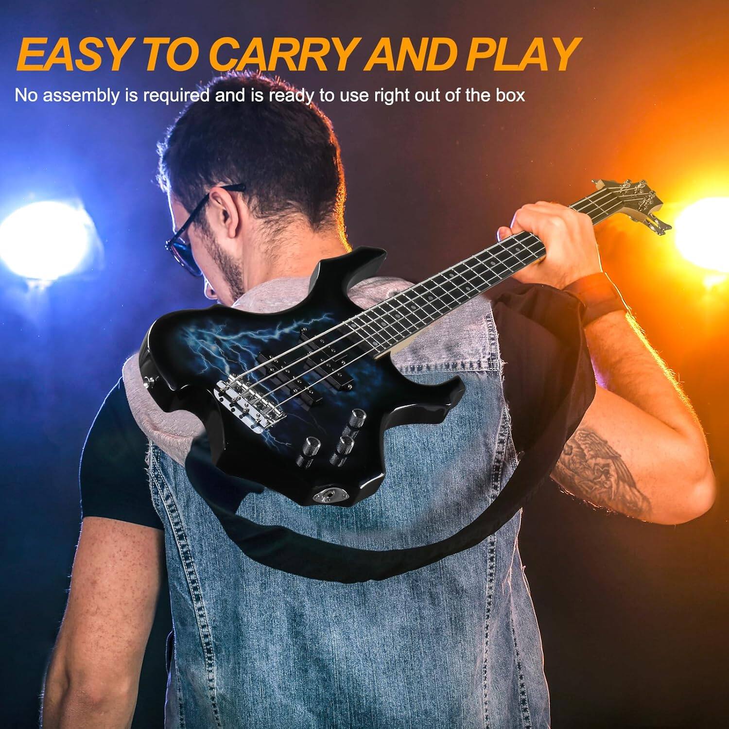 EASY TO CARRY AND PLAY  
No assembly is required and is ready to use right out of the box