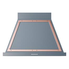 ILVE - 36 inches - Externally Vented - Wall Range Hood - Blue Grey