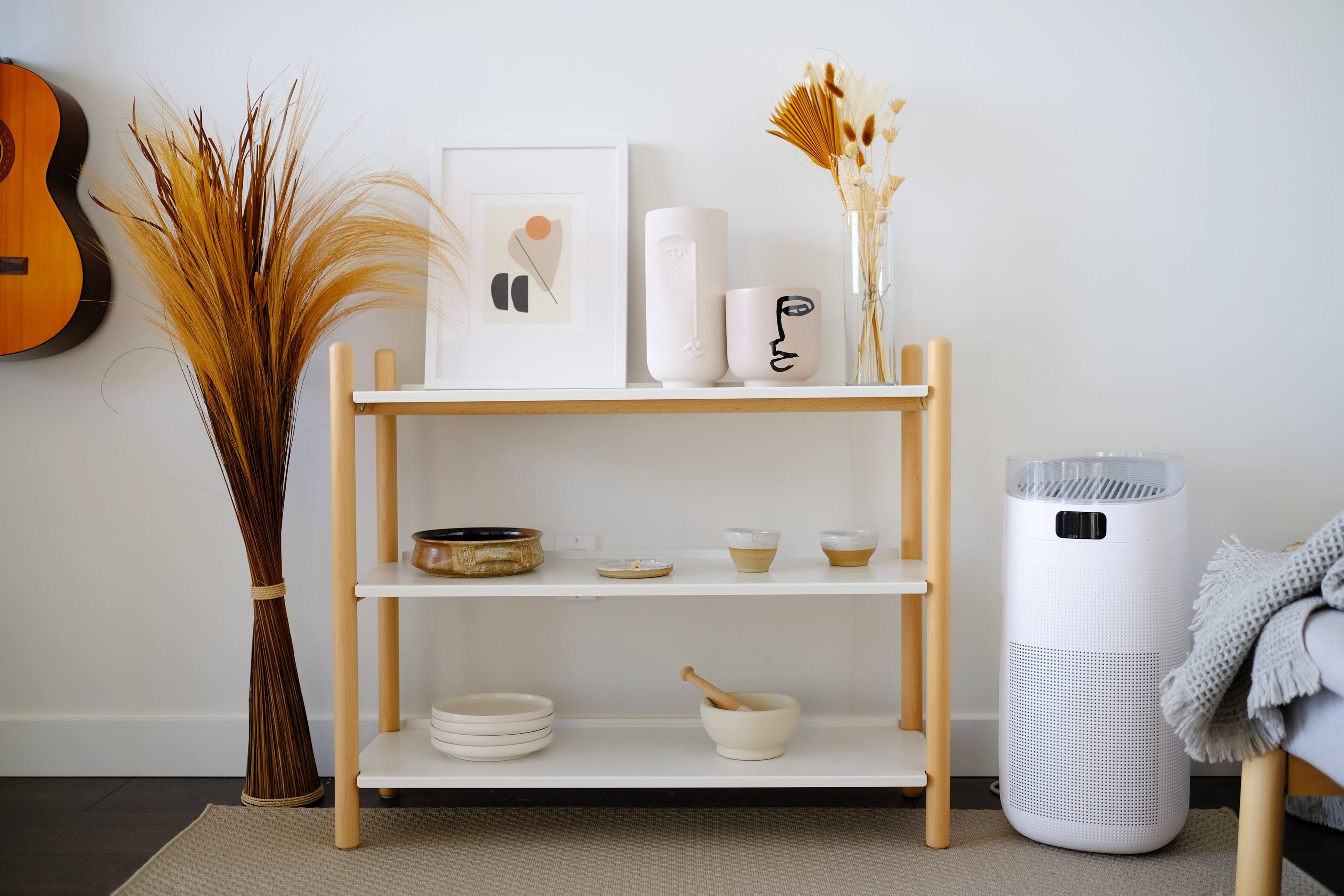 Alt View 1. JS Innovations - JS Complete 5-in-1 SMART Ionic Air Purifier & Odour Eliminator - Built-in UV-C Germicidal lamp - APP Enabled – 540 sqft - White.