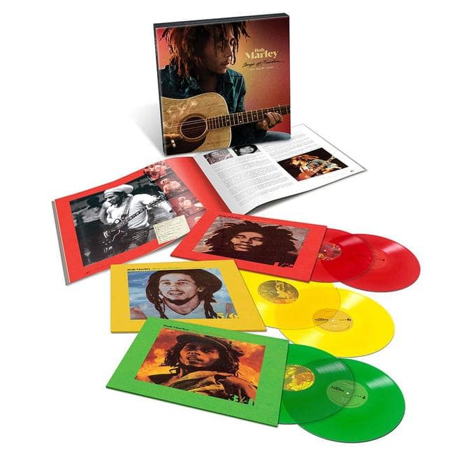 Front. Songs Of Freedom: The Island Years [Red/Gold/Green 6 LP Box Set] [LP].