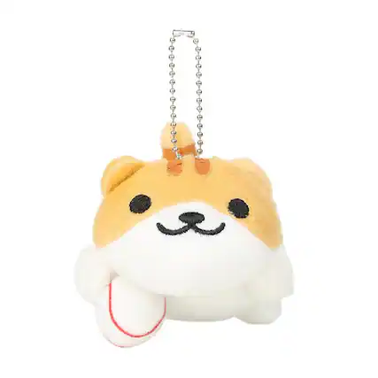 Front. Little Buddy - Neko Atsume: Kitty Collector 6" Plush: Pumpkin - Orange.