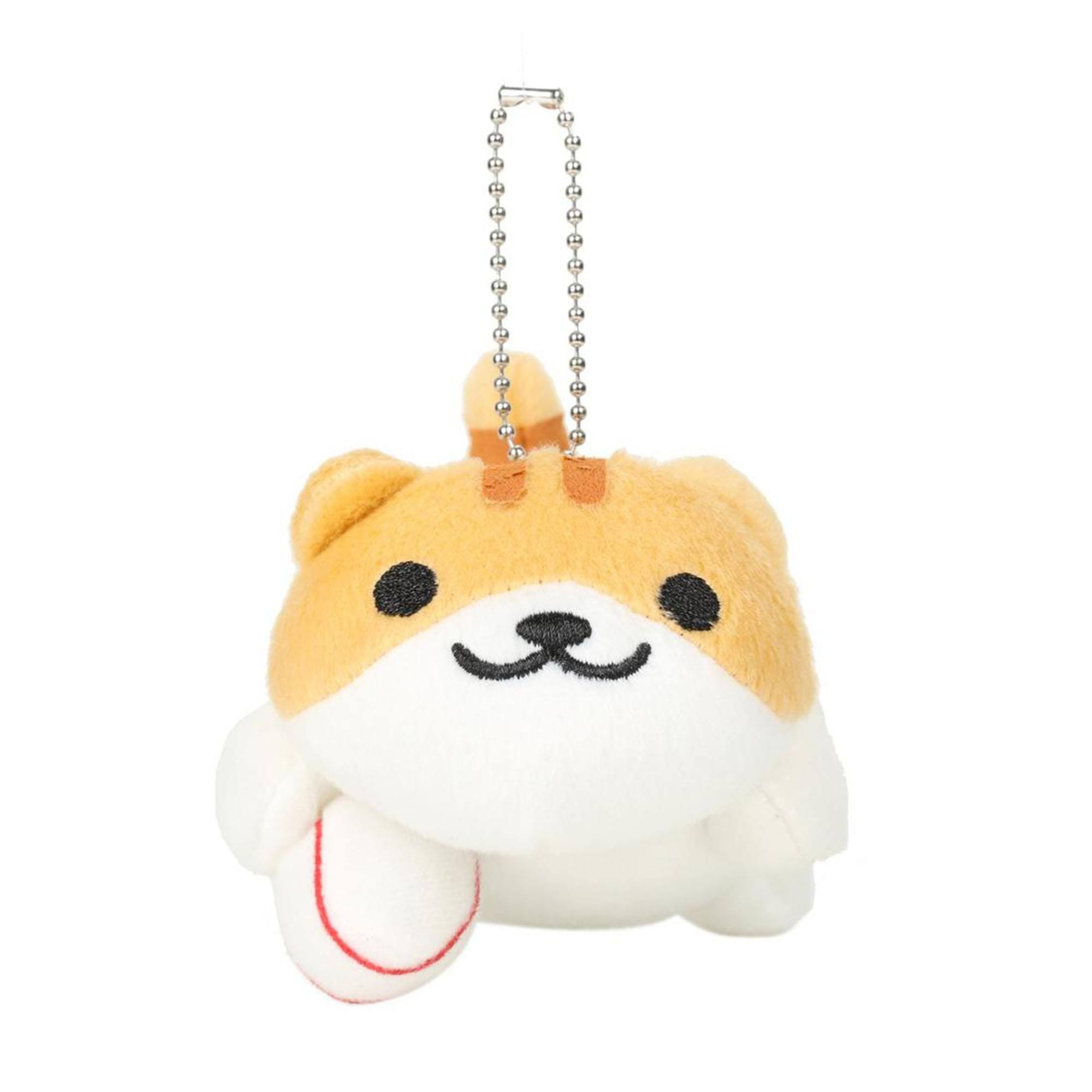 Front. Little Buddy - Neko Atsume: Kitty Collector 6" Plush: Pumpkin - Orange.