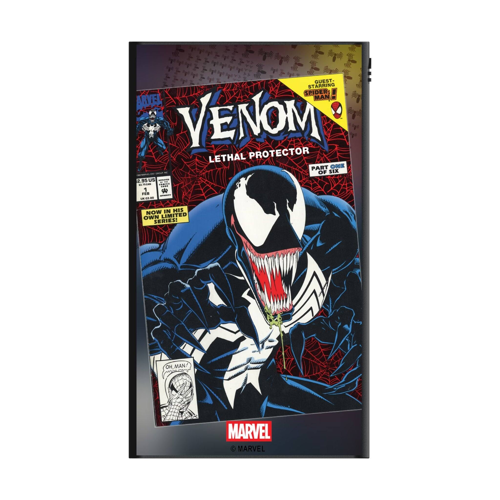QUEST - STARRING SPIDER MAN MARVEL VENOM LETHAL PROTECTOR PART ONE - - - OF SIX - 4 B US ... - --- d 1 dP FER | - . - NOW IN HIS OWN LIMITED SERIES! OH MAN MARVEL MARVEL