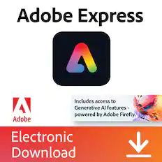 Adobe Express includes access to generative AI features powered by Adobe Firefly. Adobe Electronic Download.