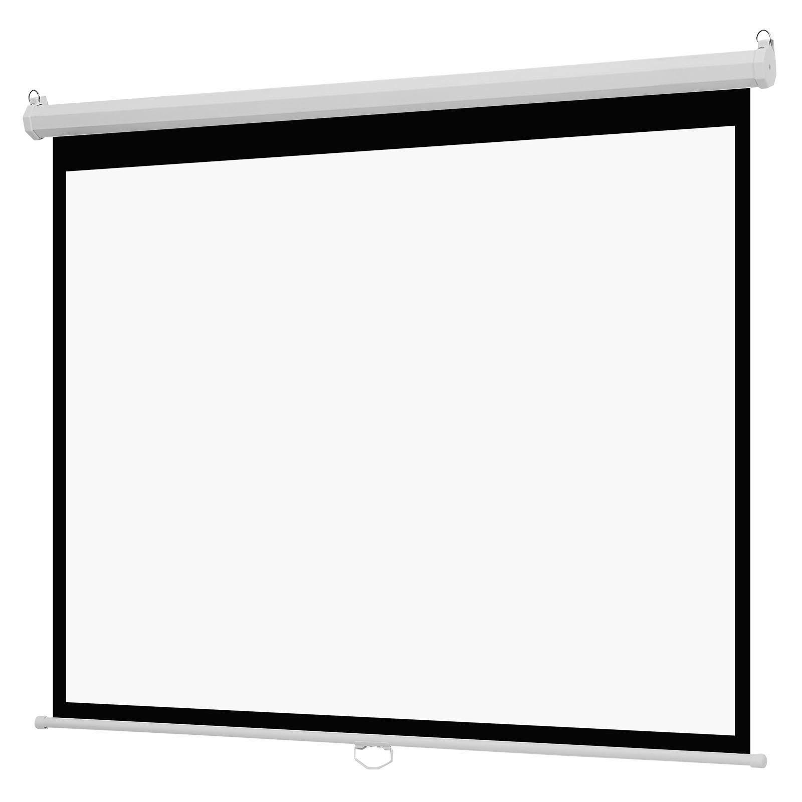 Alt View 9. Glintex - 72" Manual Projector Screen 4:3 4K HD Retractable Wall Mount Pull Down Design.