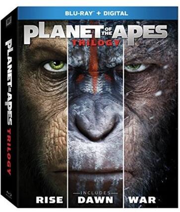 Front. Planet of the Apes Trilogy - BLU-RAY.