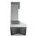 Left. Forno Appliances - Orvieto 36'' Wall Mount Vented Range Hood - Silver.