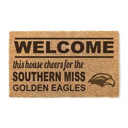 Jardine - Southern Miss Golden Eagles 18" x 30" Welcome Doormat - Brown
