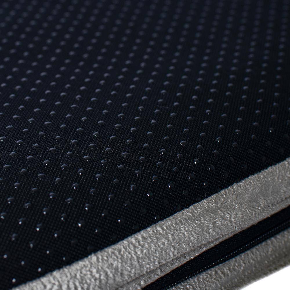 Back. Armarkat - Large Memory Foam Orthopedic Pet Bed Mat In Gray and Sage Green - Green.